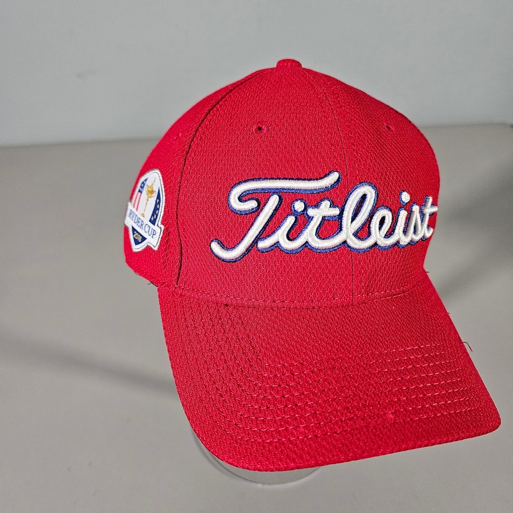 Titleist Golf Hat Mens OSFA Red 2016 Ryder Cup New Era Adjustable Strapback